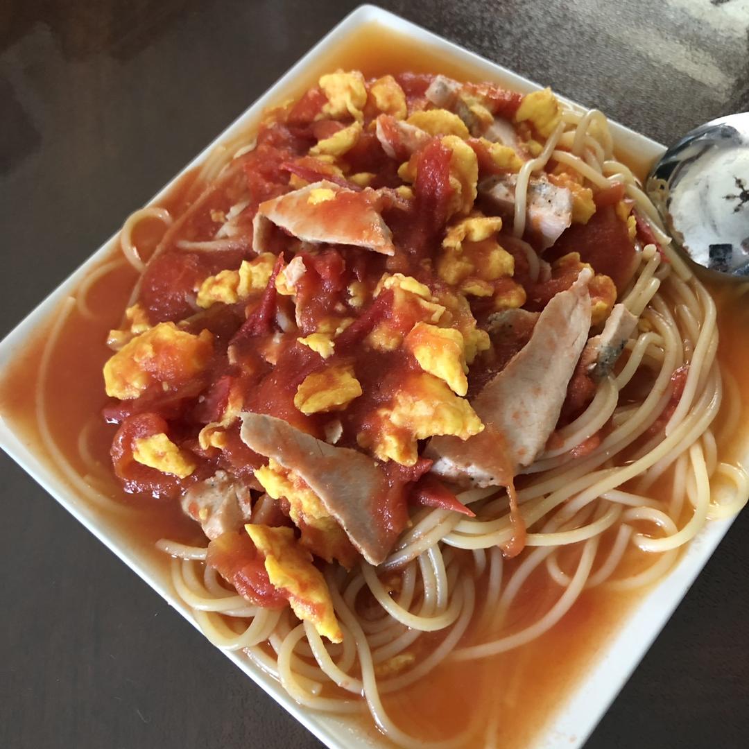 【番茄肉酱意面】