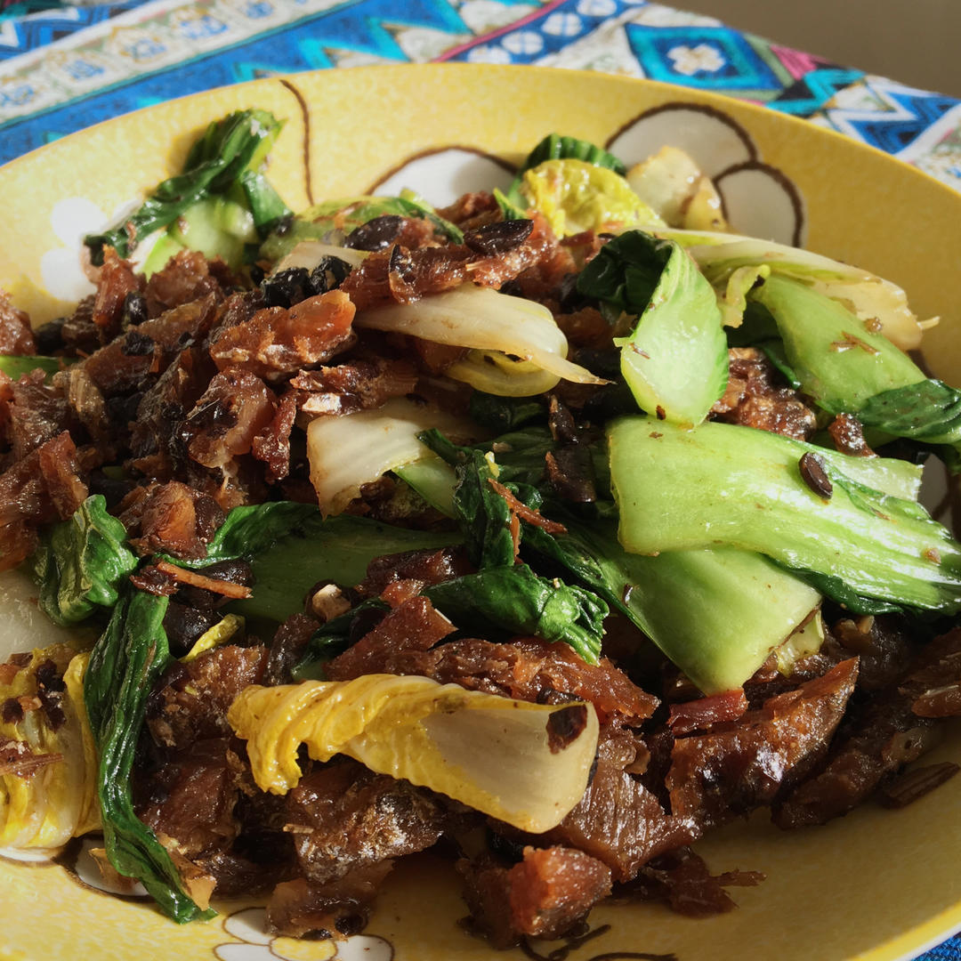 豆豉鲮鱼油麦菜