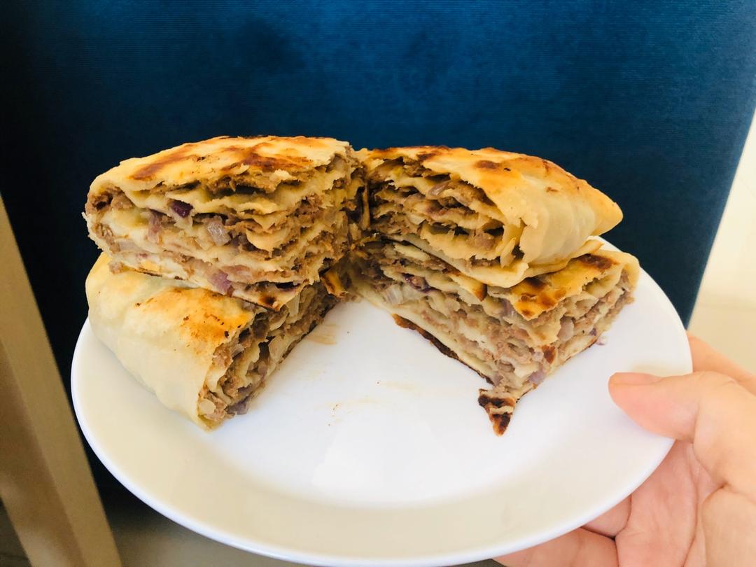 千层肉饼