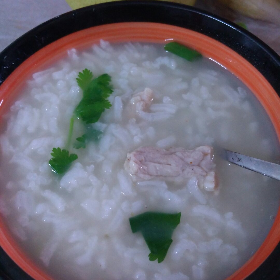 执手千年_xroy做的清淡瘦肉粥