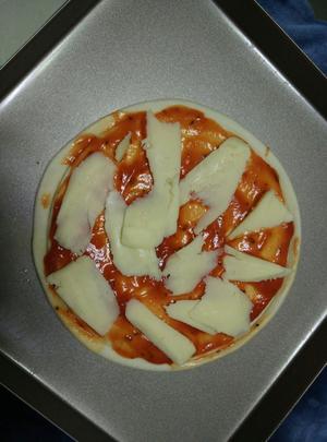 致芝士控-重芝士青椒培根披萨的做法 步骤4