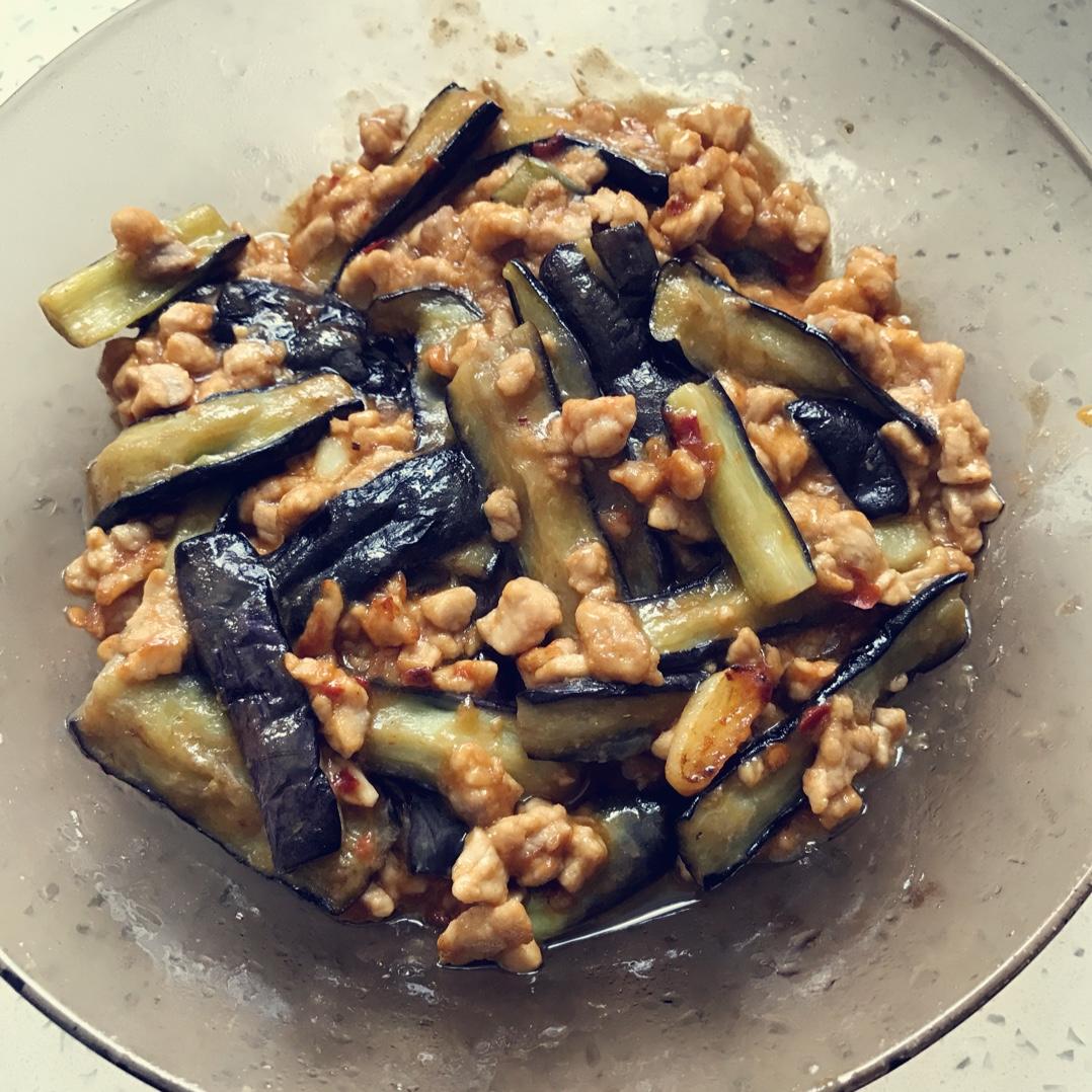 红烧肉沫茄子