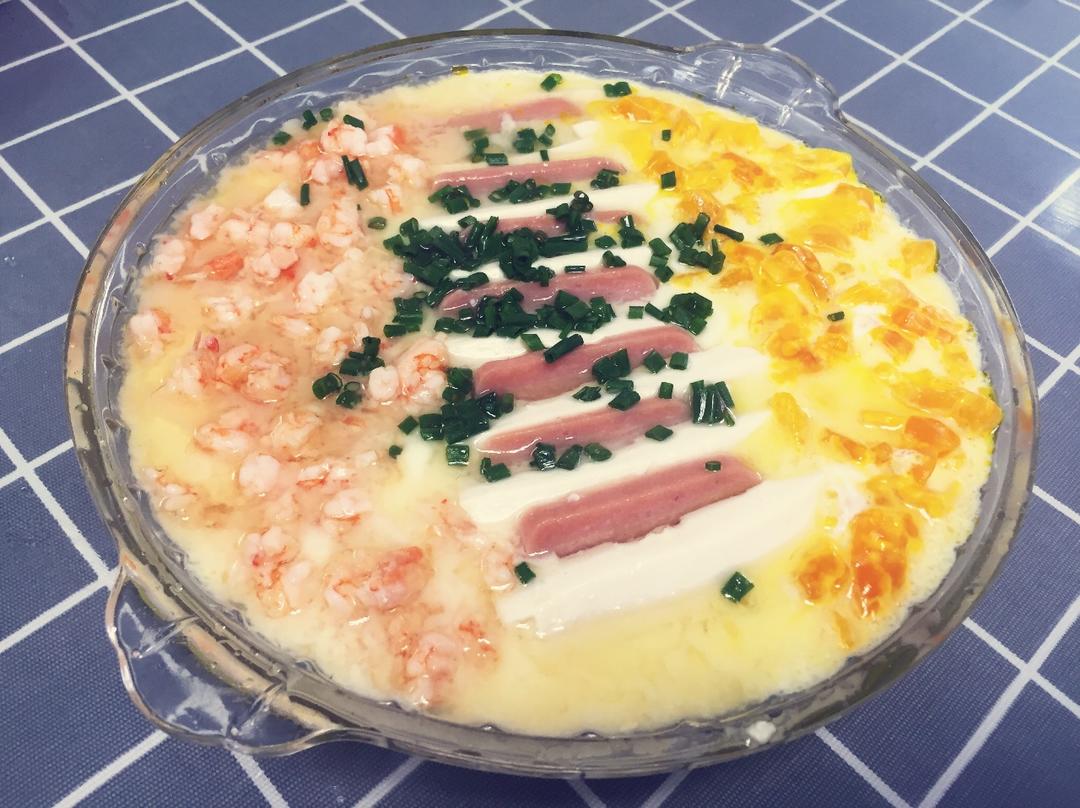 金沙虾仁蒸蛋#秋季保胃战#