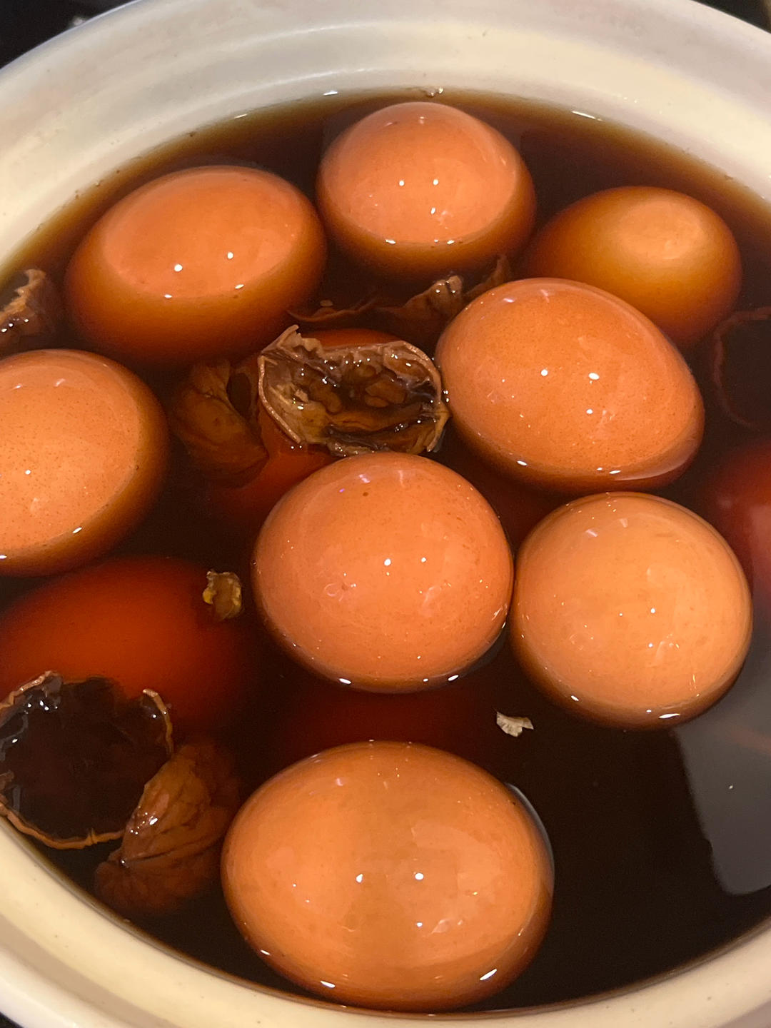 立夏蛋（核桃壳煮鸡蛋）