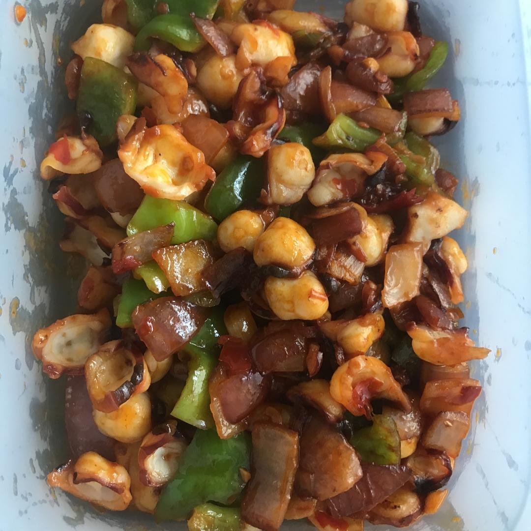 辣炒鱿鱼足