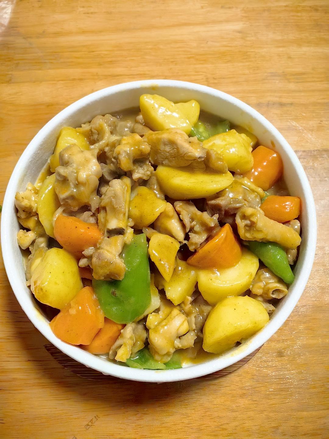 土豆咖喱鸡肉