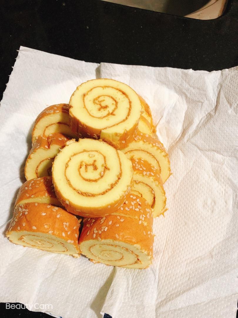 基础原味蛋糕卷