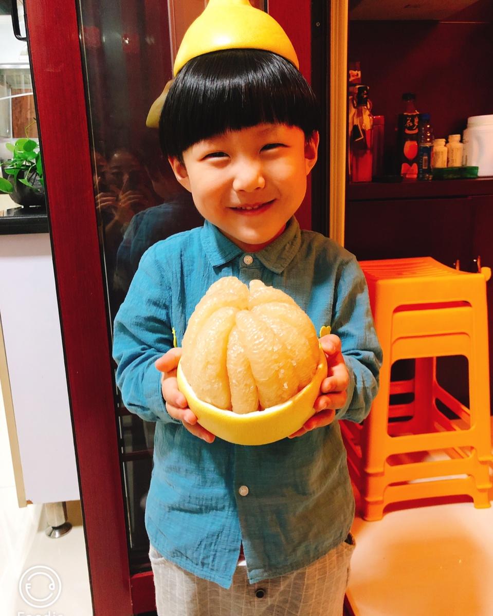 完美剥柚子大法……
