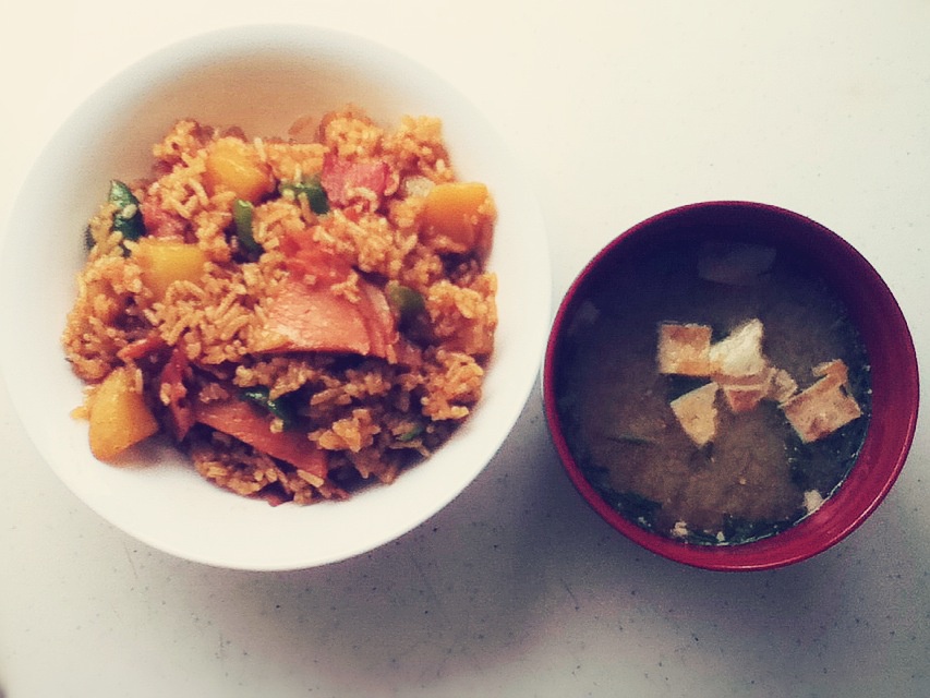 土豆腊味饭