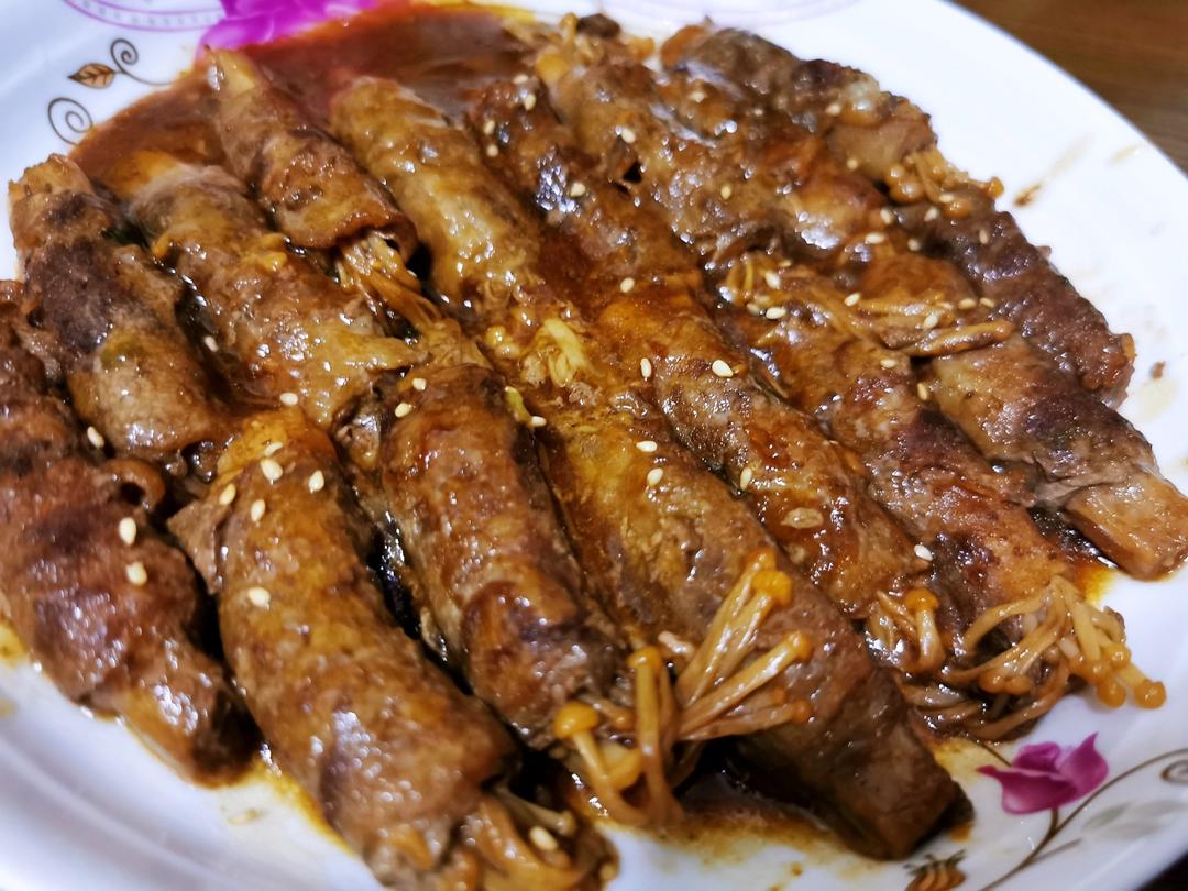 不会做饭都会做的肥牛卷金针菇