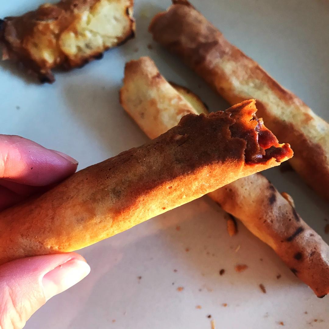 简单快手 | 香酥芝麻鸡蛋卷