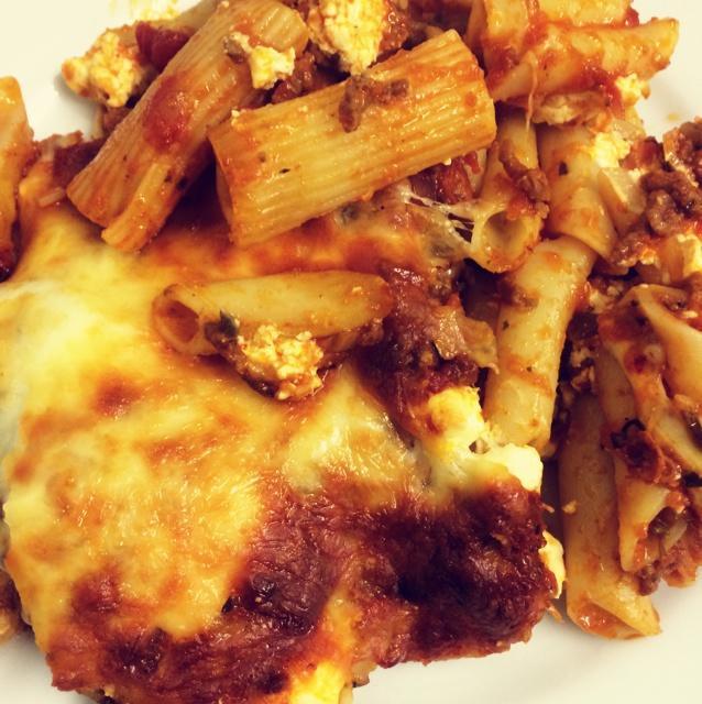 Baked Ziti 焗烤通心意大利面的做法