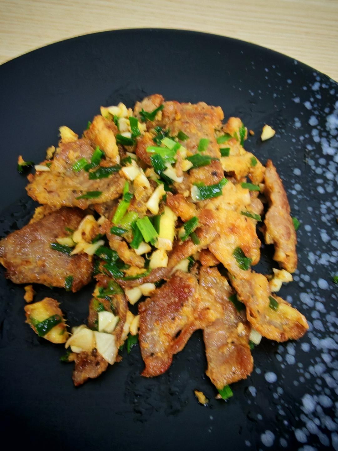 盐葱梅花肉
