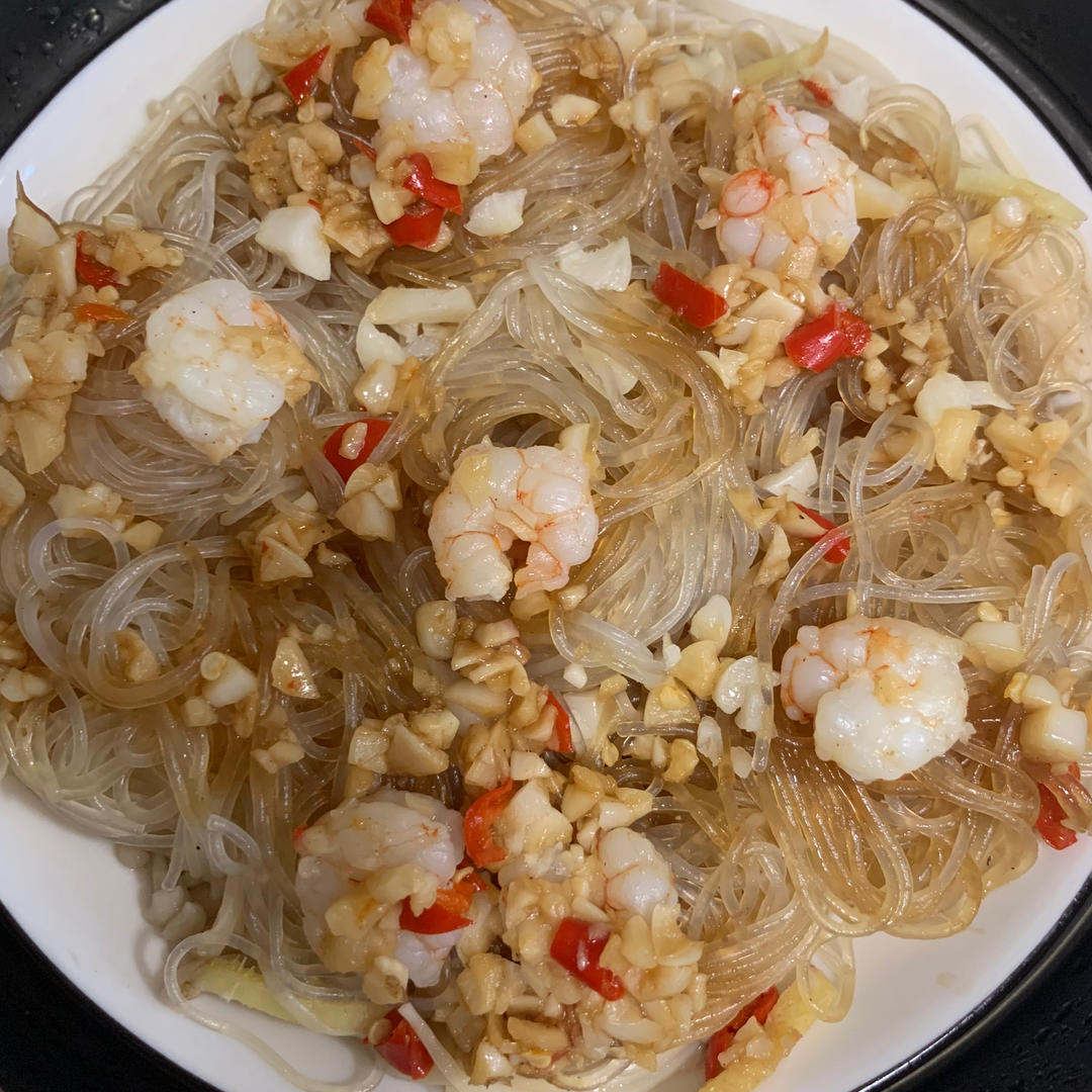 蒜蓉粉丝虾，富贵团圆蒜蓉凤尾虾，小白也能轻松做
