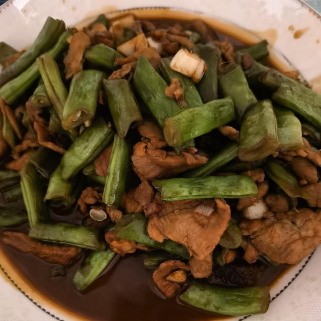 零厨艺的豆角炒肉
