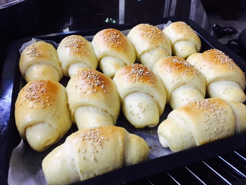 蜂蜜糯米小面包