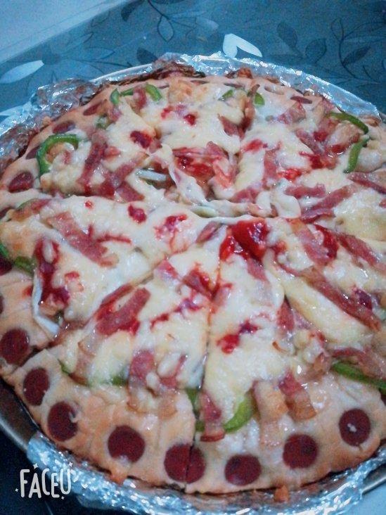 十寸厚底披萨饼皮