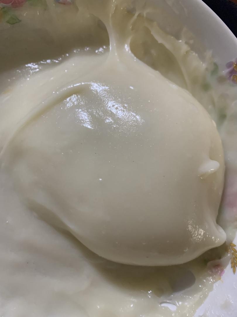 拉丝麻薯隔夜冷藏不变硬的实验成功，三夜依然拉丝