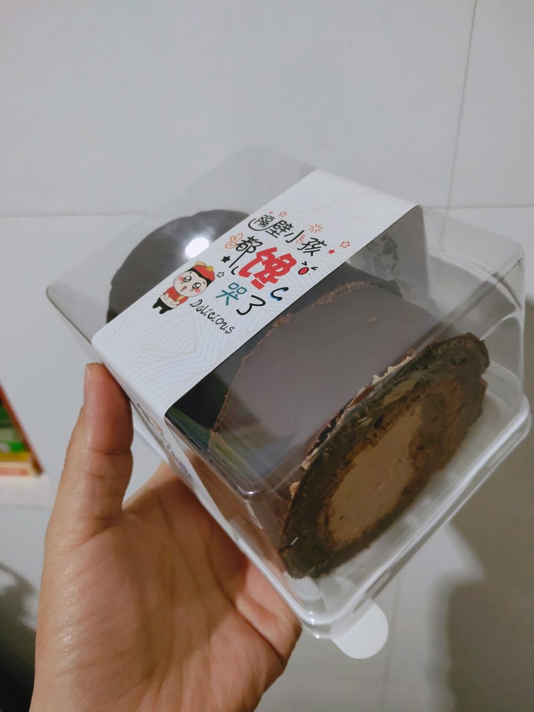 🍫梦龙蛋糕卷. 巧克力脆皮蛋糕卷 by pink-rabbit