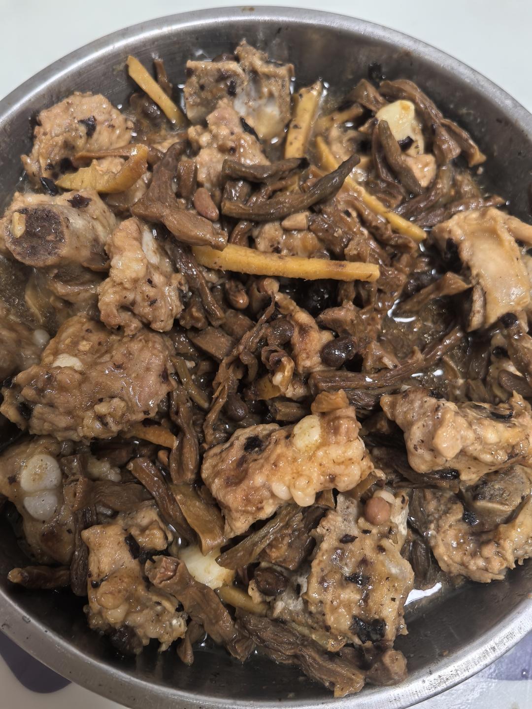家常菜之豆角干蒸排骨