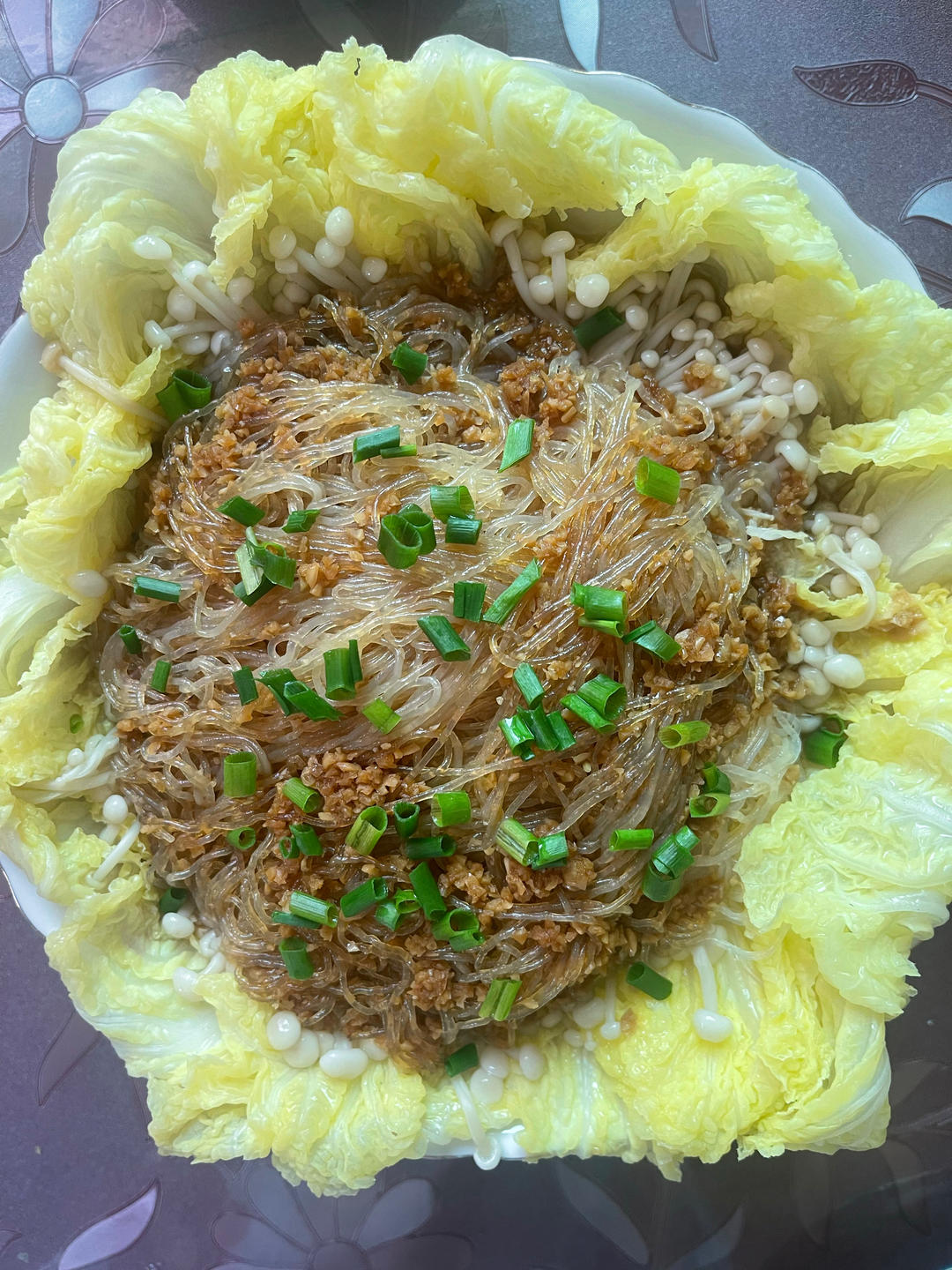 蒜蓉粉丝娃娃菜