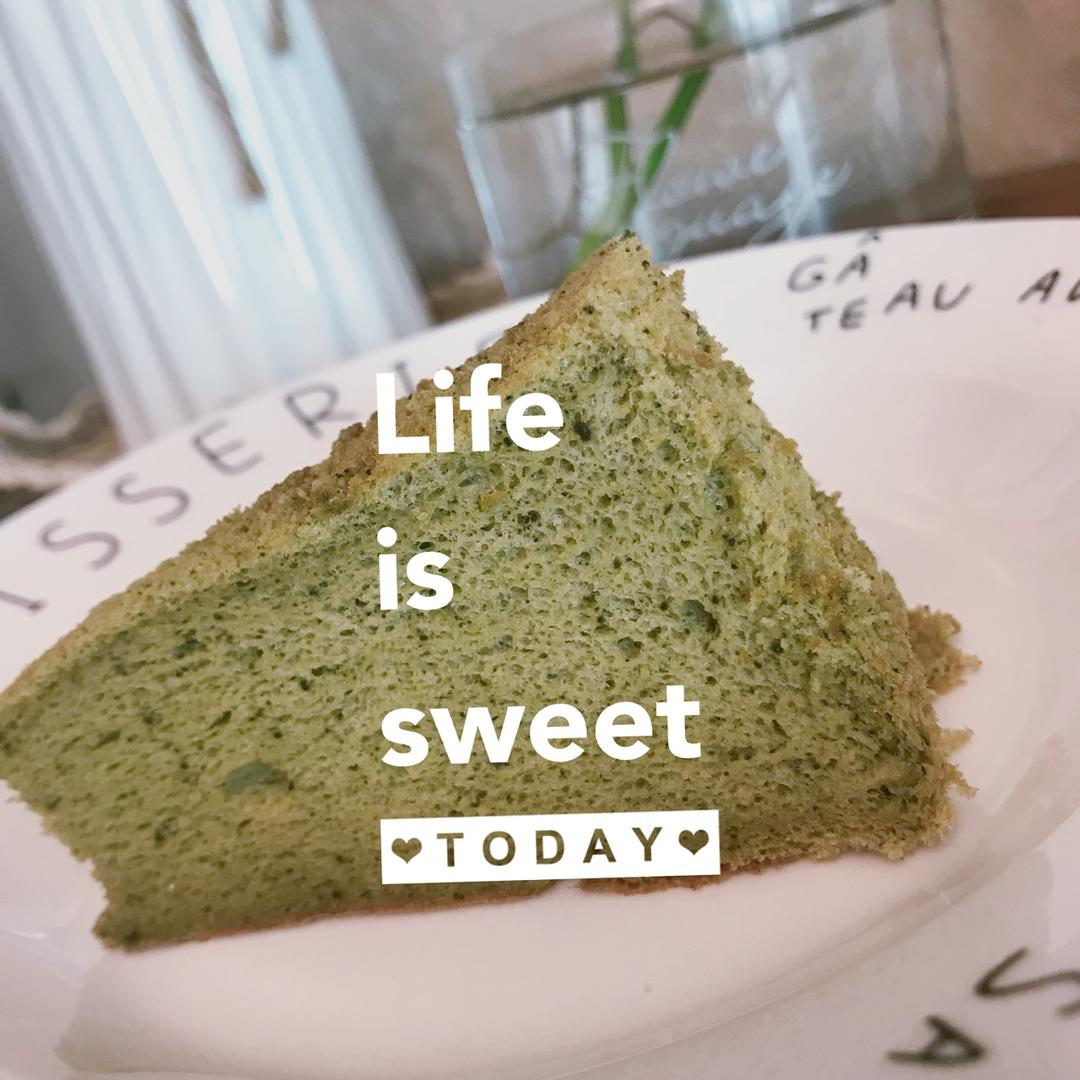 抹茶戚风蛋糕