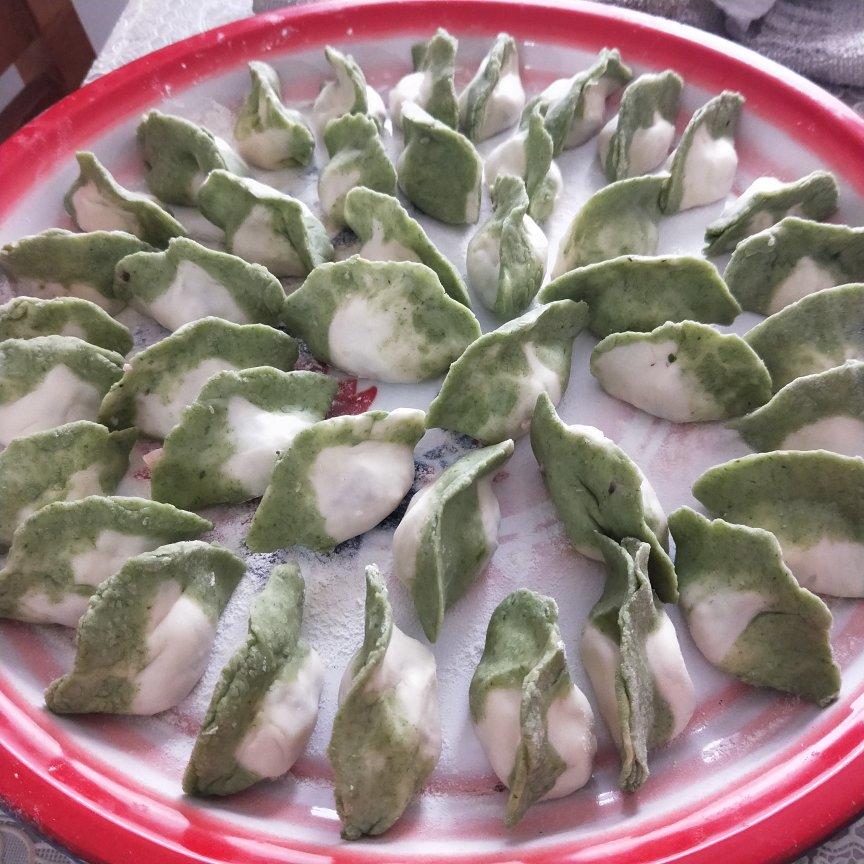 翡翠白菜饺