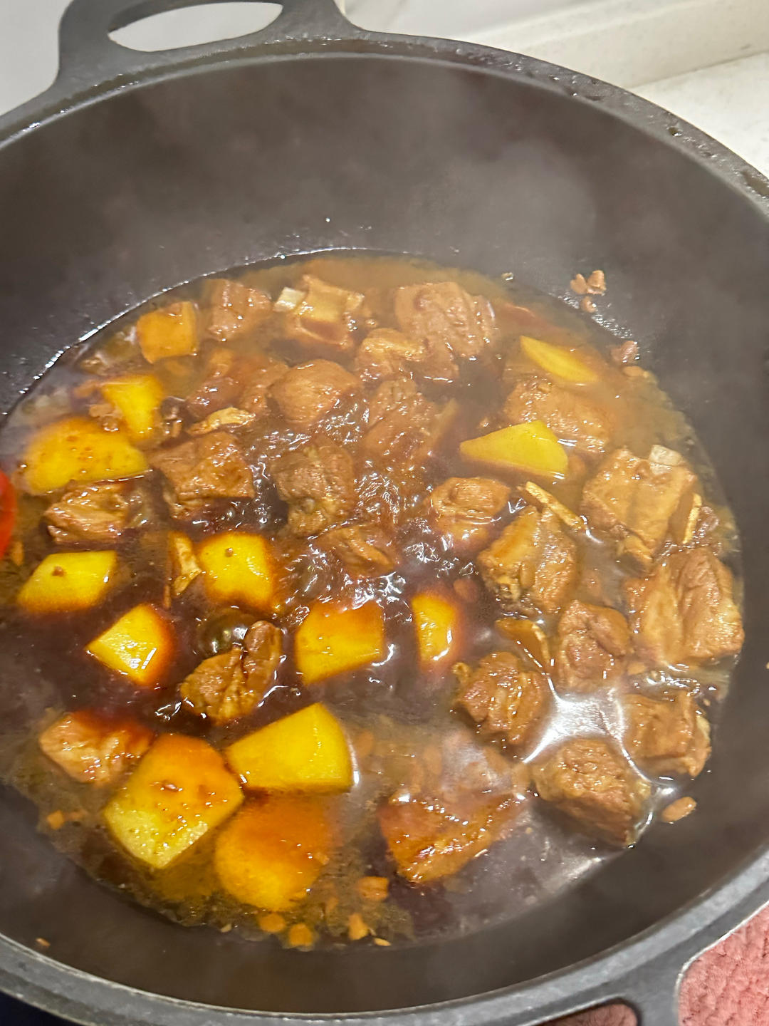 土豆烧排骨
