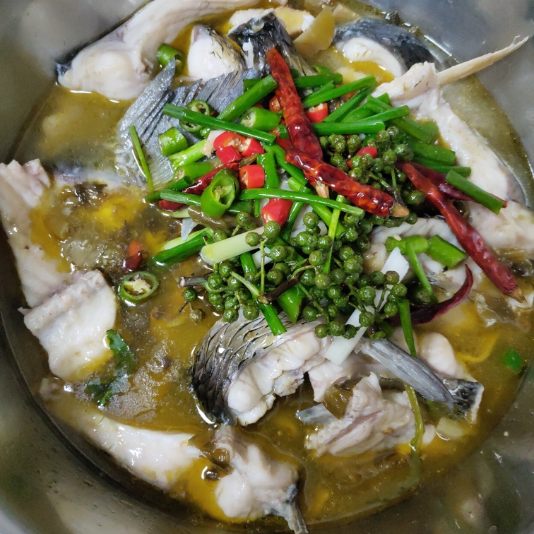 酸菜藤椒鱼的做法