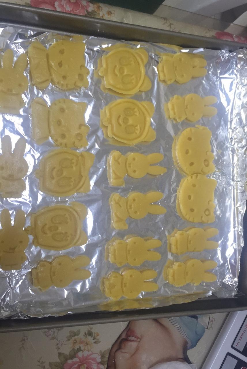 卡通黄油饼干