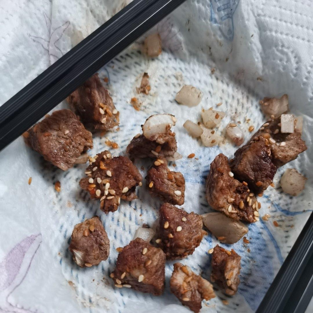空气炸锅版烤牛肉粒