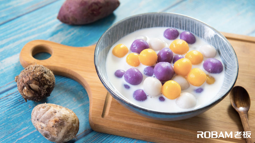 三色芋圆#老板蒸箱S273#的做法