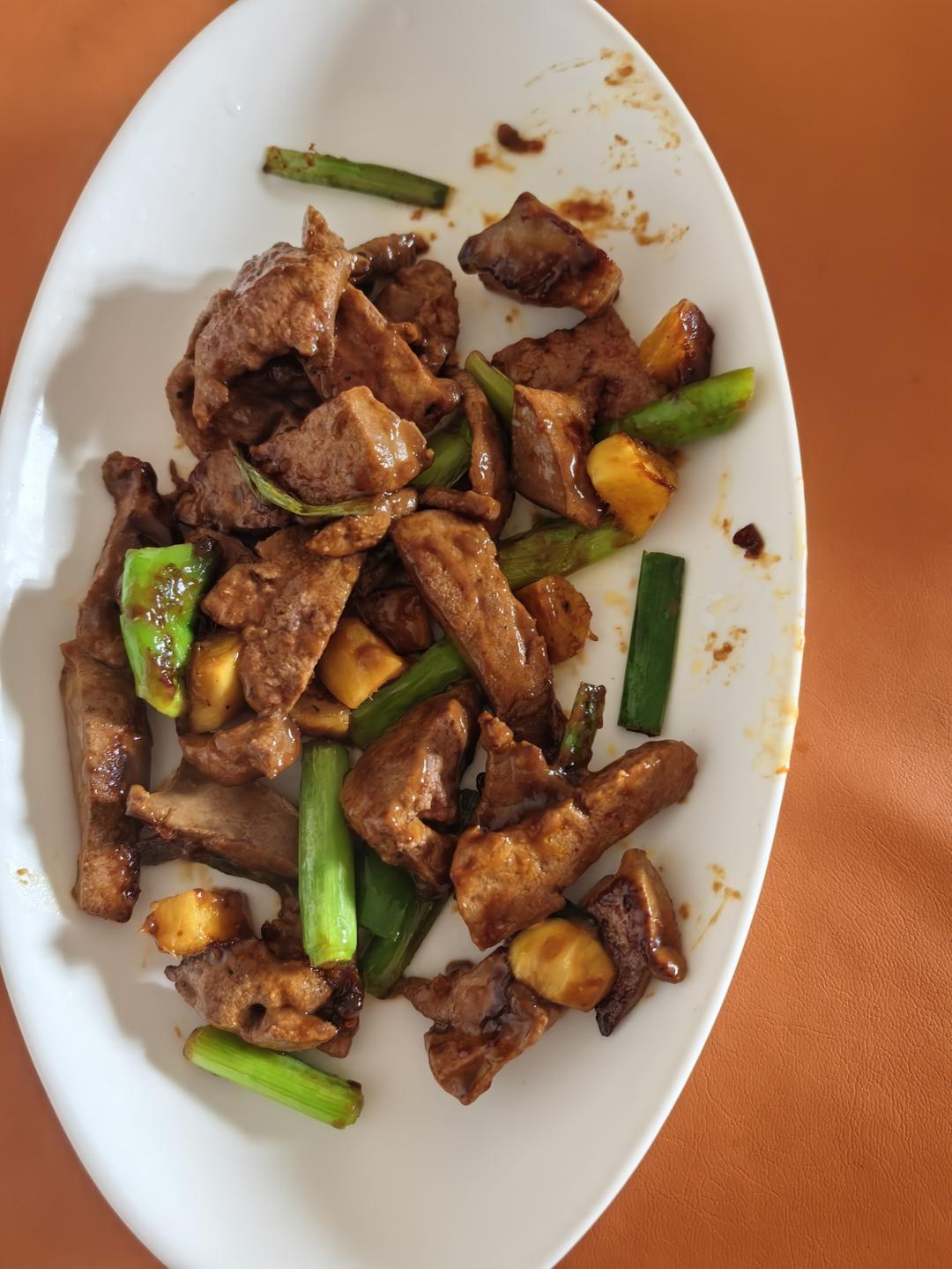 家常炒猪肝——超嫩超美味