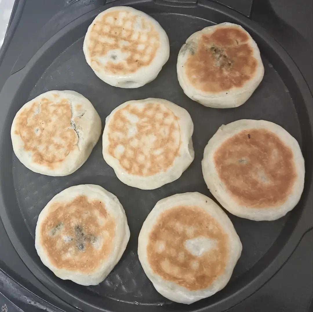 不用去早餐店的发面馅饼