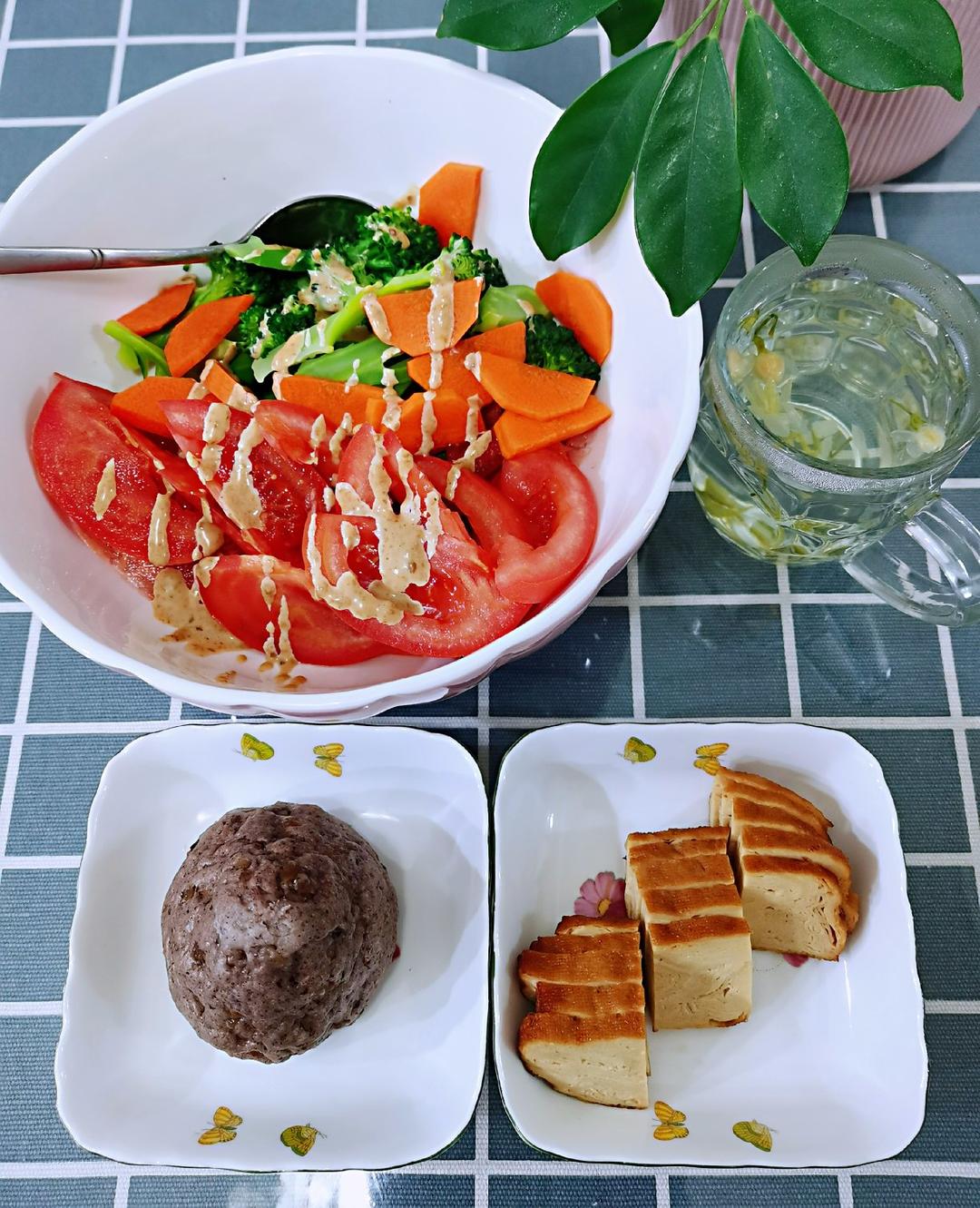 蔬菜火腿沙拉