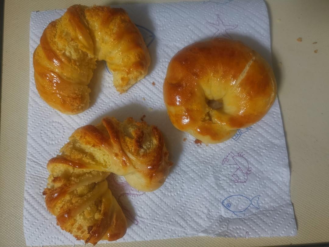 烤箱版豆沙面包