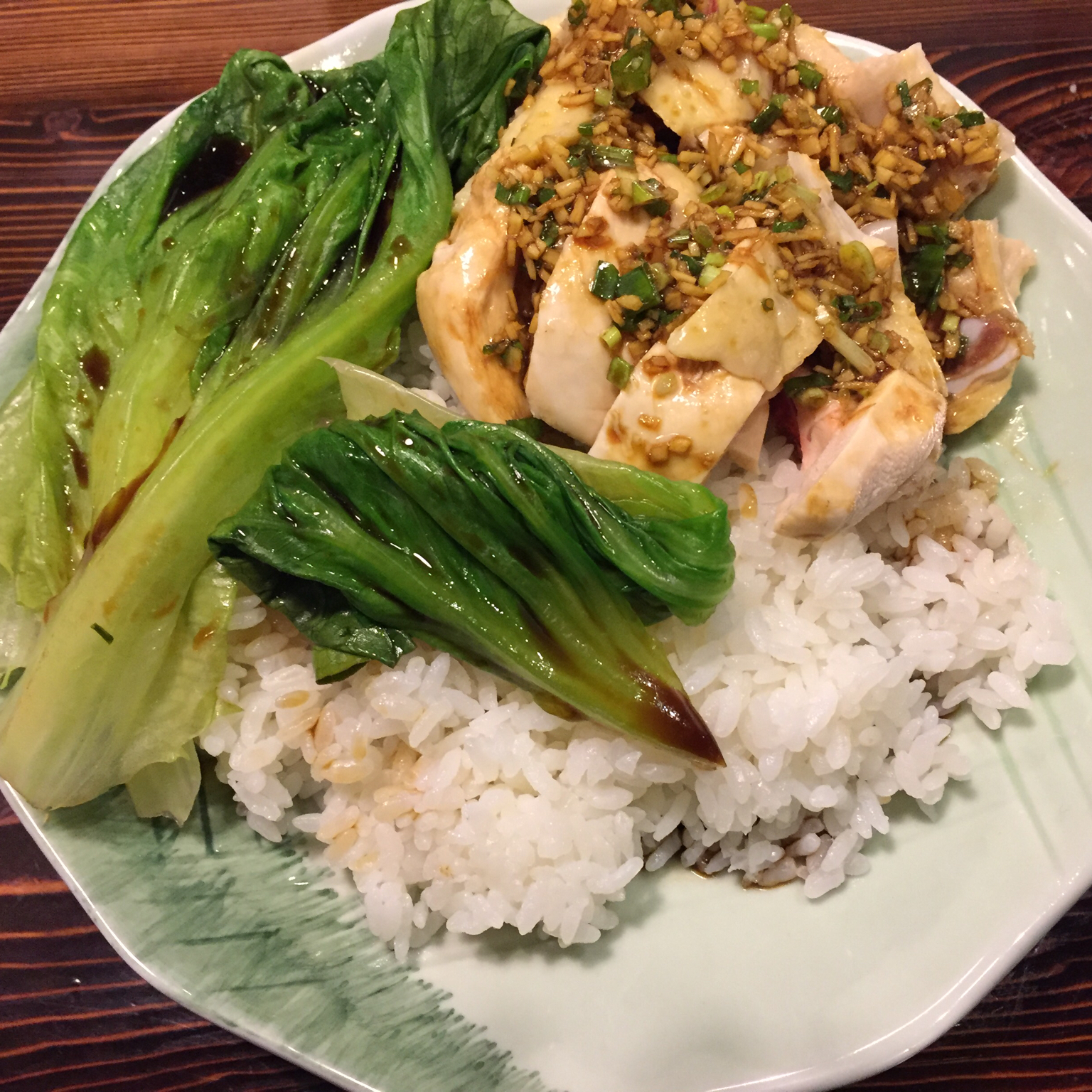 miss木果果做的白切鸡米饭