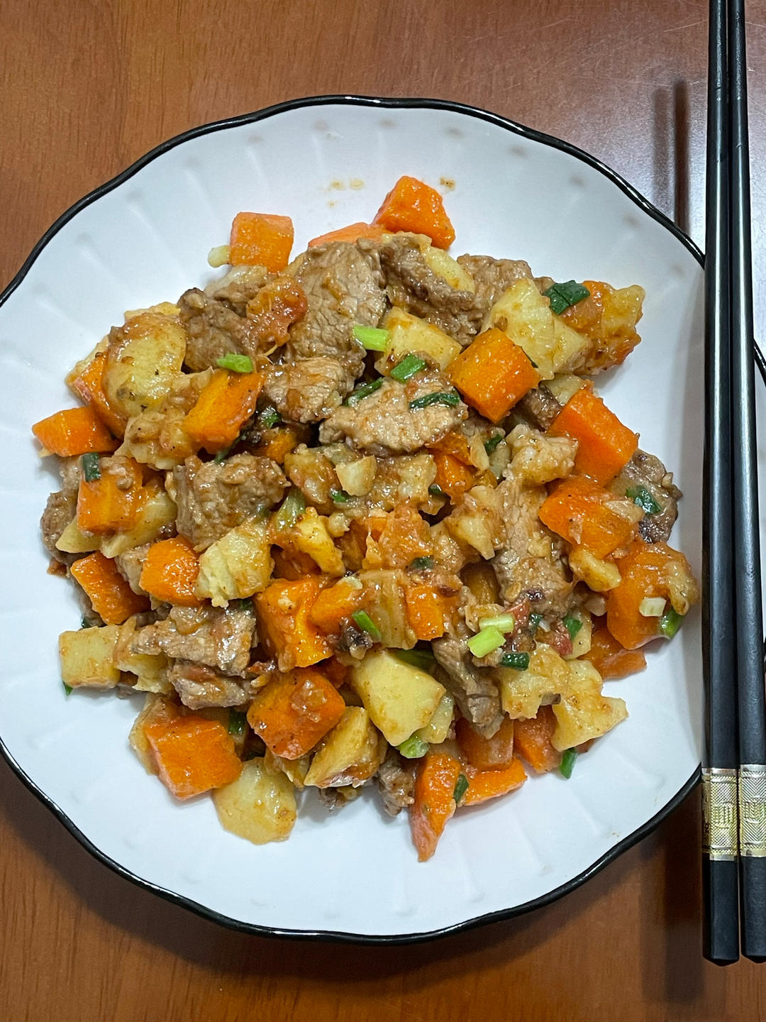 一定要做给孩子吃的下饭菜（前腿肉西红柿🍅土豆）