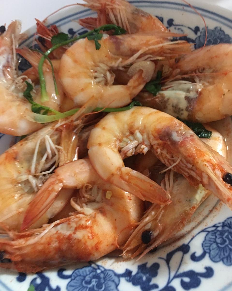 水煮大虾