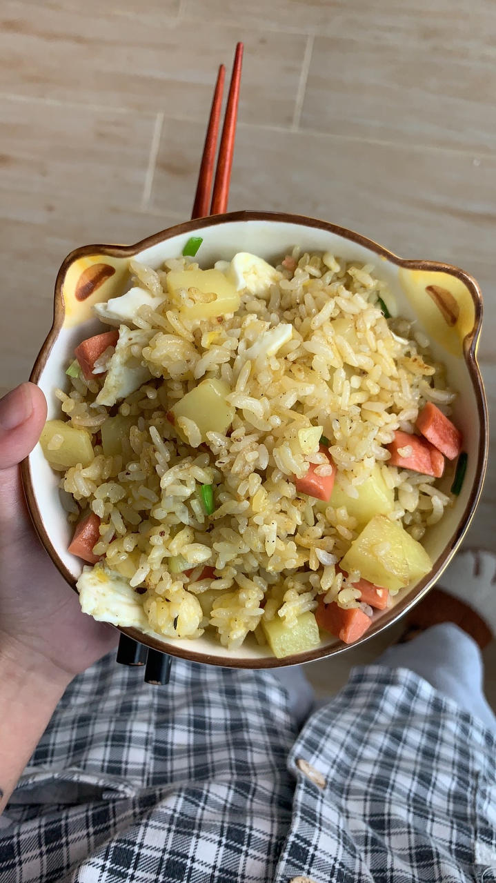炒米饭蛋炒饭二十分钟快手家常