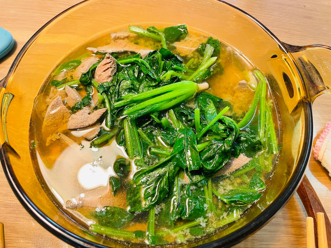 菠菜猪肝汤