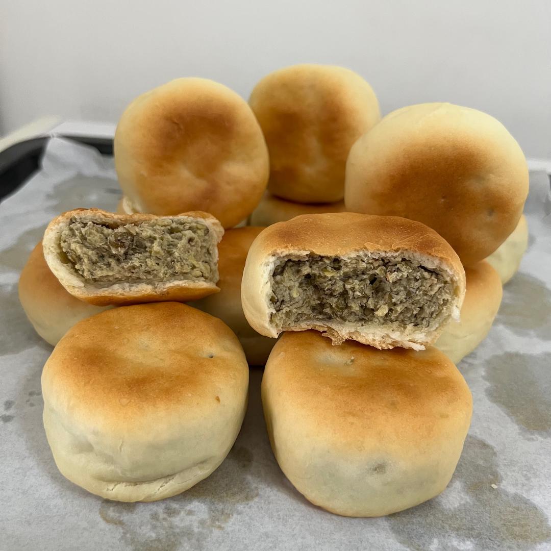 少油免炒软皮绿豆饼的做法