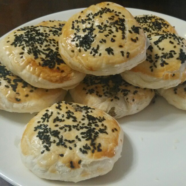 酥皮绿豆饼
