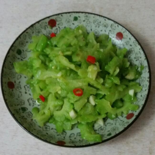 清炒苦瓜的做法