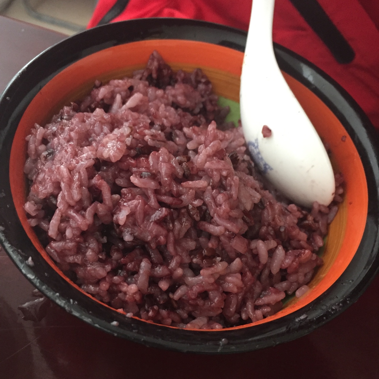 黑米大米饭