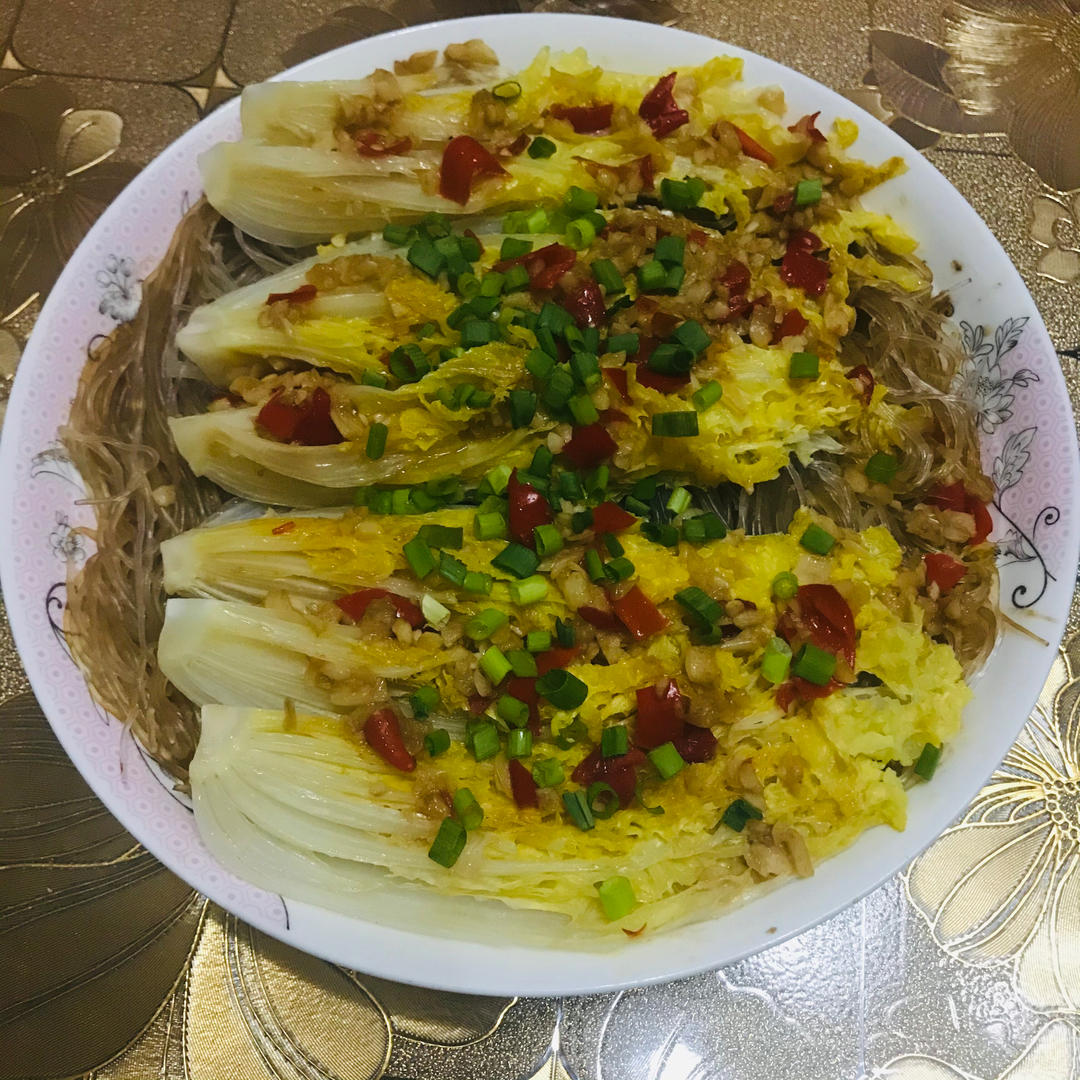 蒜蓉粉丝娃娃菜