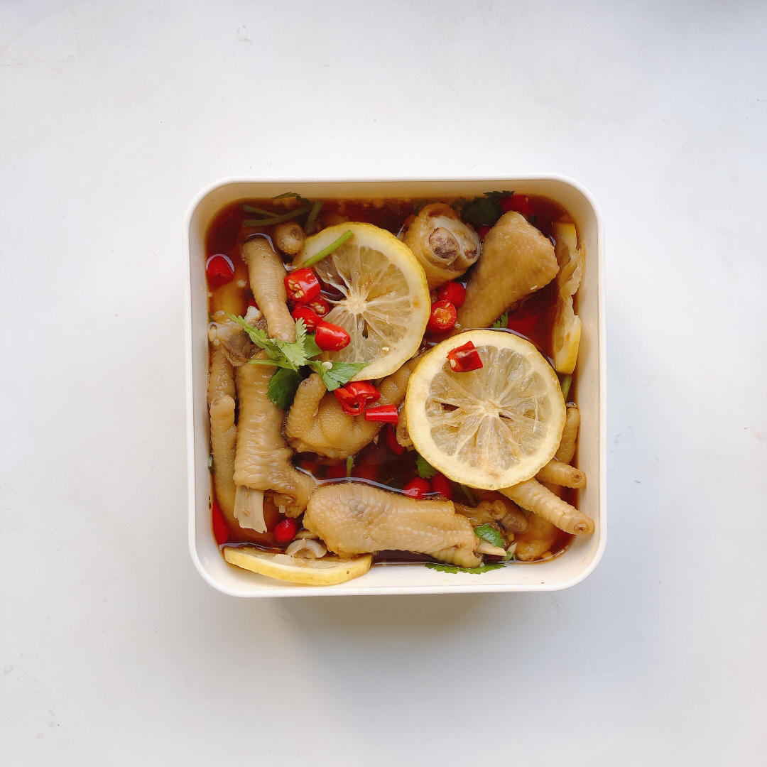 【柠檬酸辣鸡爪】自制超级无敌美味的网红鸡爪