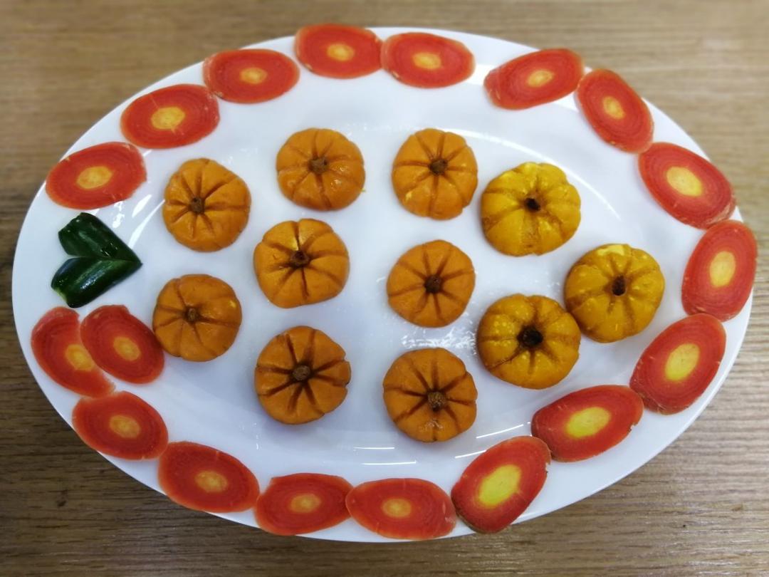 萌萌哒烤箱南瓜饼