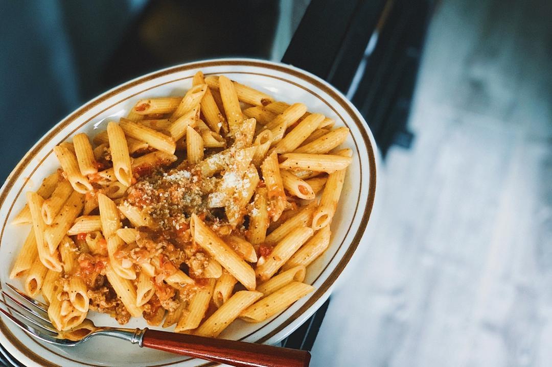 芝士焗肉醬意粉