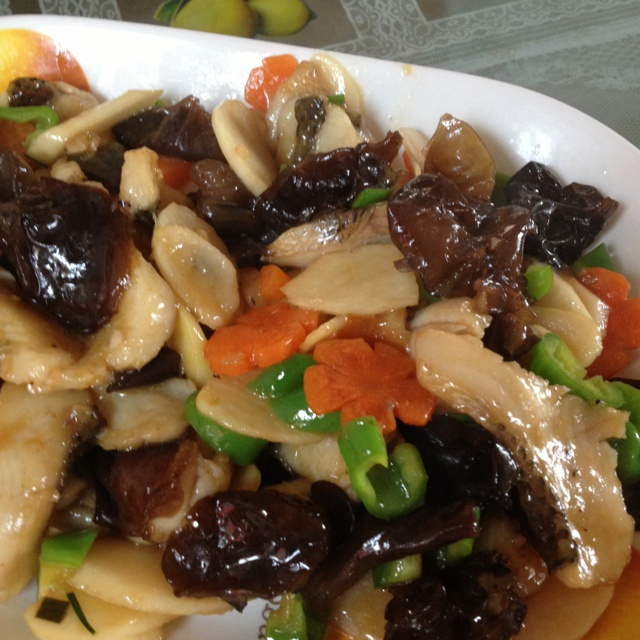 黑鱼片小炒